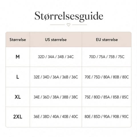 Størrelsesguide